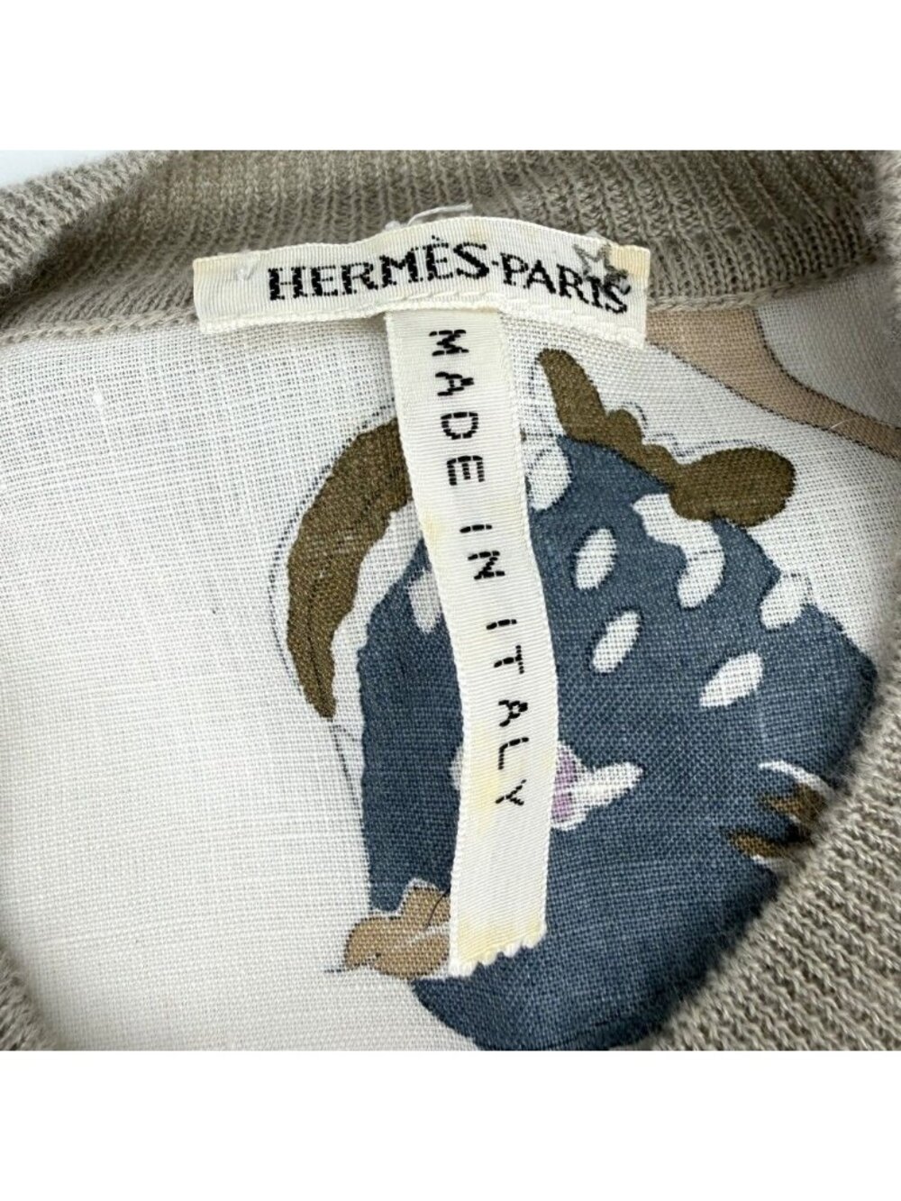 Hermes Set Cardigan Sleeveless Martin Margiela Era Fish - Picture 8 of 11